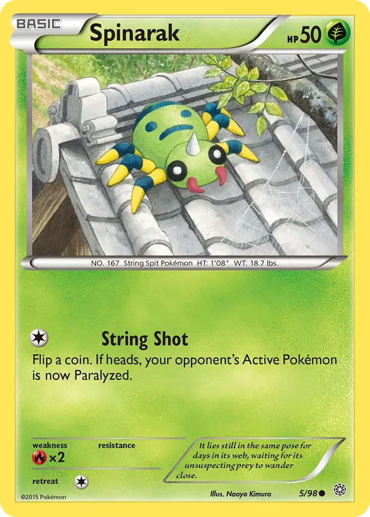 Spinarak Ancient Origins 5