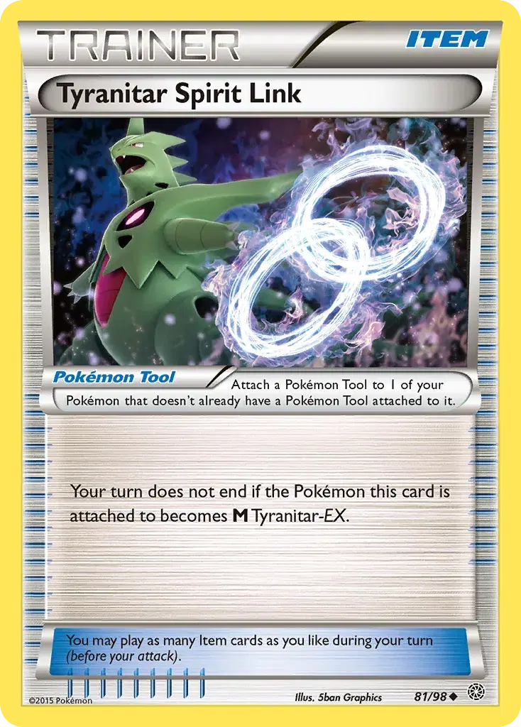 Tyranitar Spirit Link Ancient Origins 81