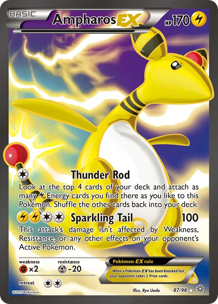 Ampharos-EX Ancient Origins 87