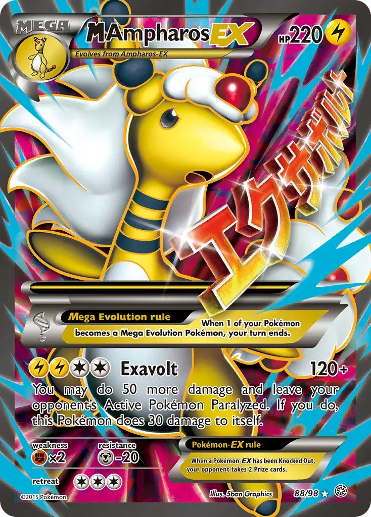 M Ampharos-EX Ancient Origins 88