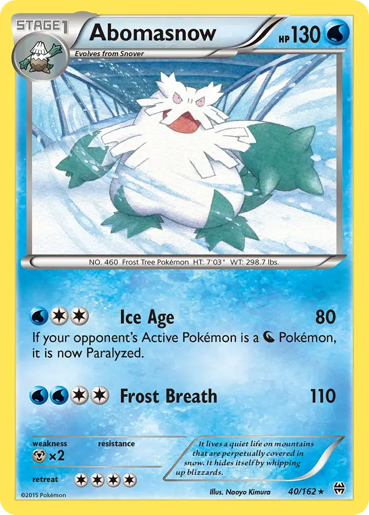 Abomasnow BREAKthrough 40
