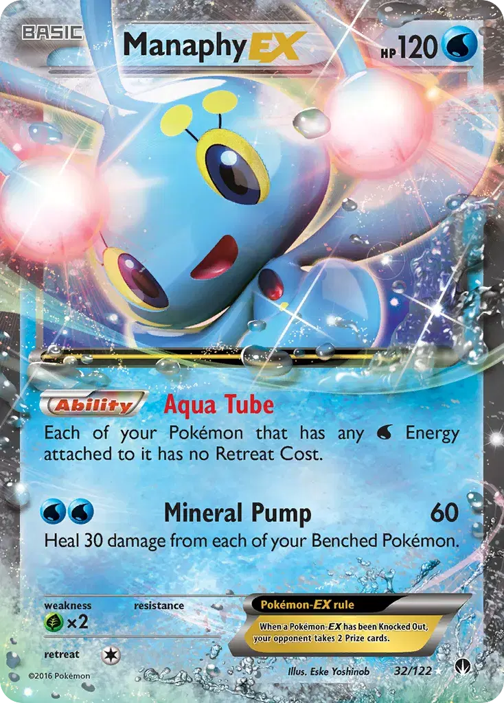 Manaphy-EX BREAKpoint 32