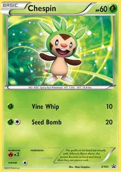 Chespin XY Black Star Promos