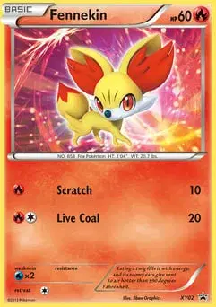 Fennekin XY Black Star Promos