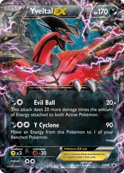 Yveltal-EX XY Black Star Promos