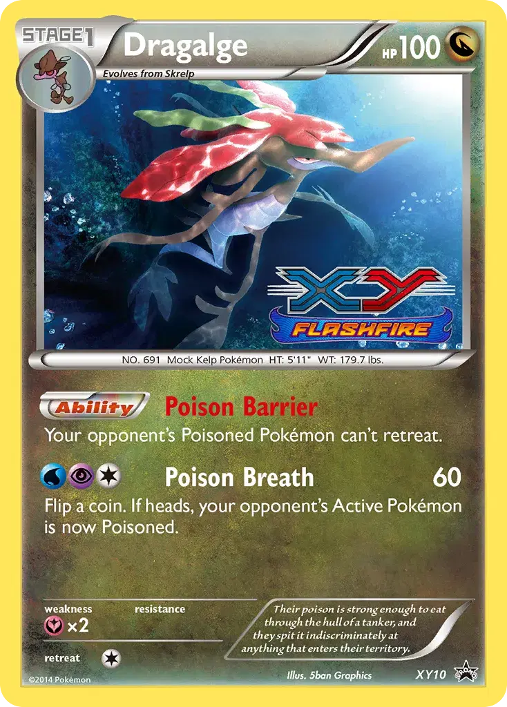 Dragalge XY Black Star Promos XY10