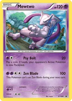 Mewtwo XY Black Star Promos