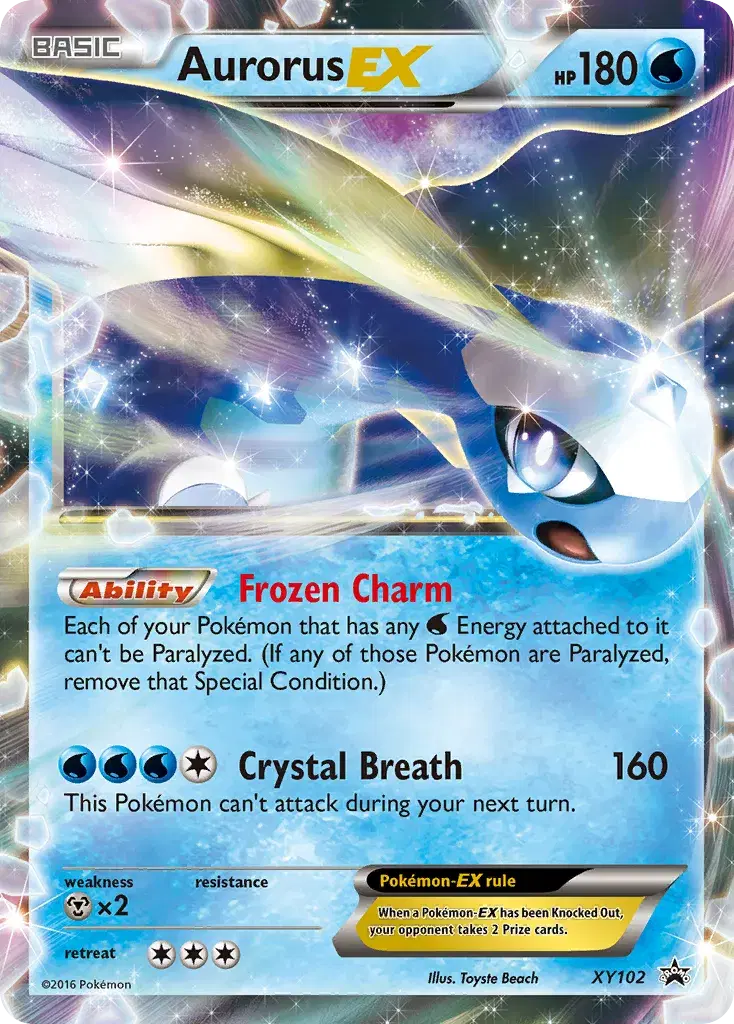 Aurorus-EX XY Black Star Promos XY102