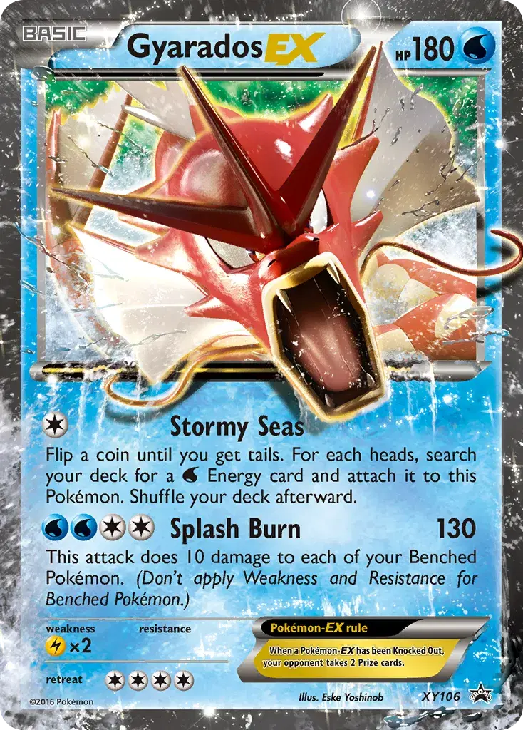 Gyarados-EX XY Black Star Promos XY106