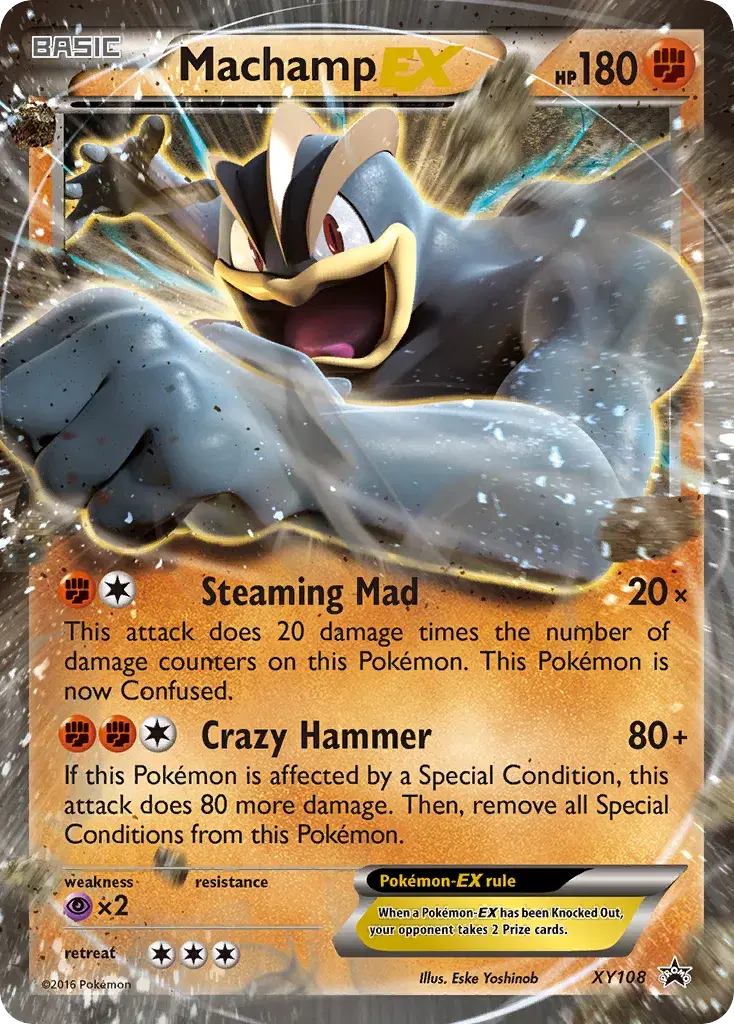 Machamp-EX XY Black Star Promos XY108
