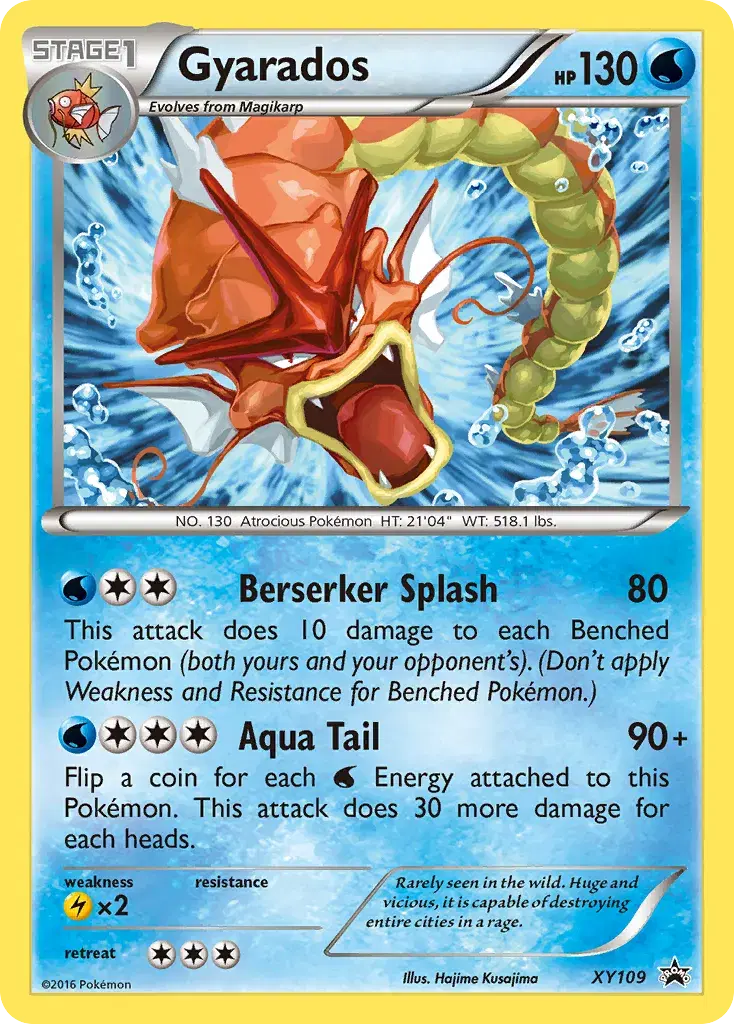 Gyarados XY Black Star Promos XY109