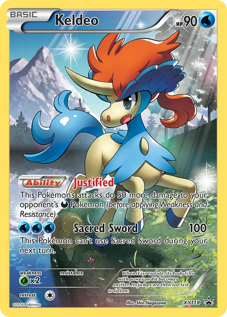 Keldeo XY Black Star Promos XY118