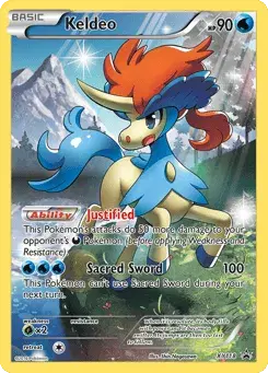 Keldeo XY Black Star Promos