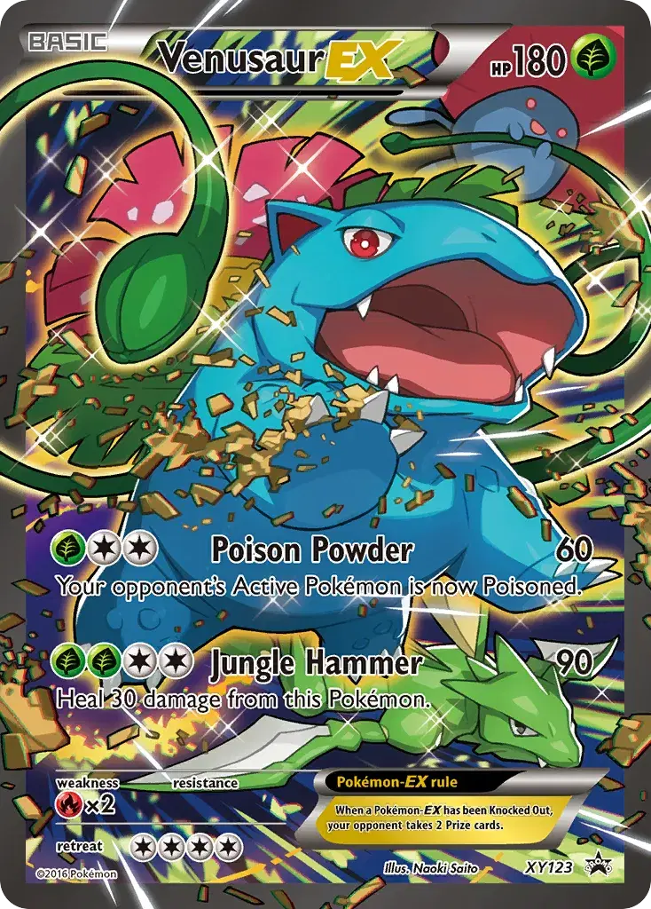 Venusaur-EX XY Black Star Promos XY123