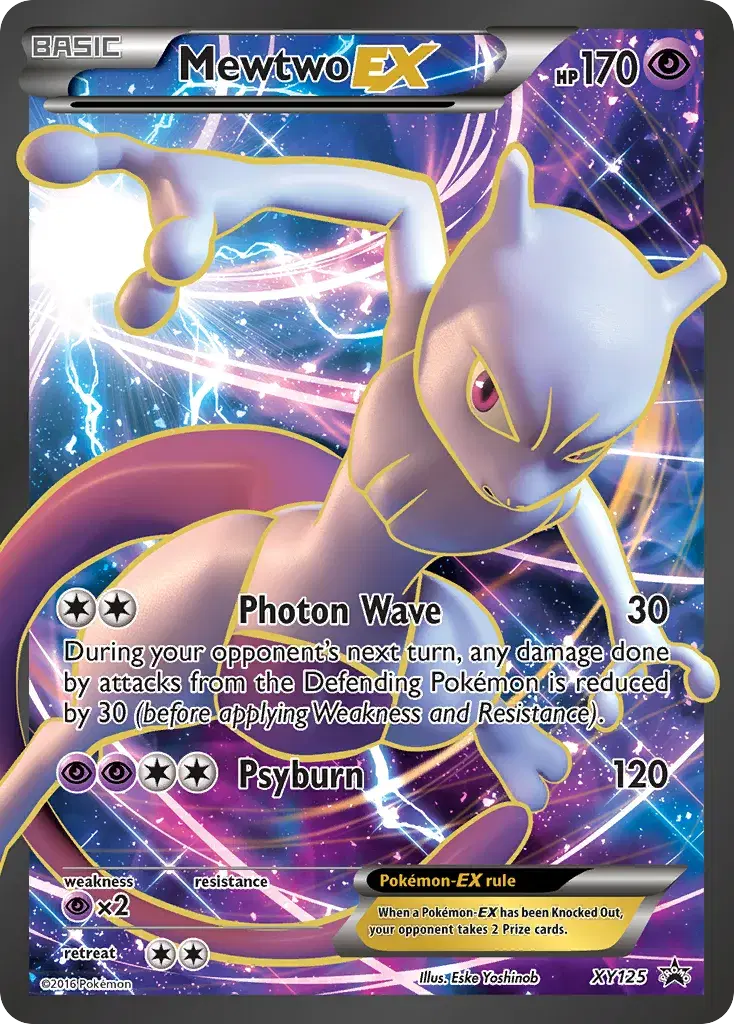 Mewtwo-EX XY Black Star Promos XY125