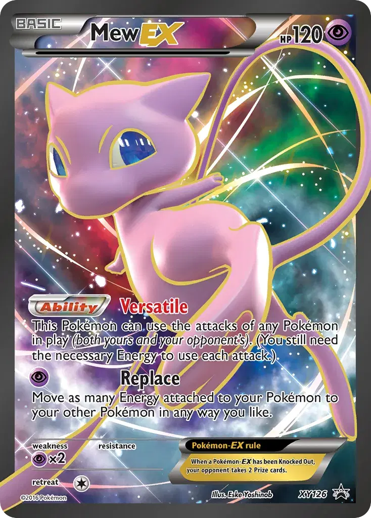Mew-EX XY Black Star Promos XY126