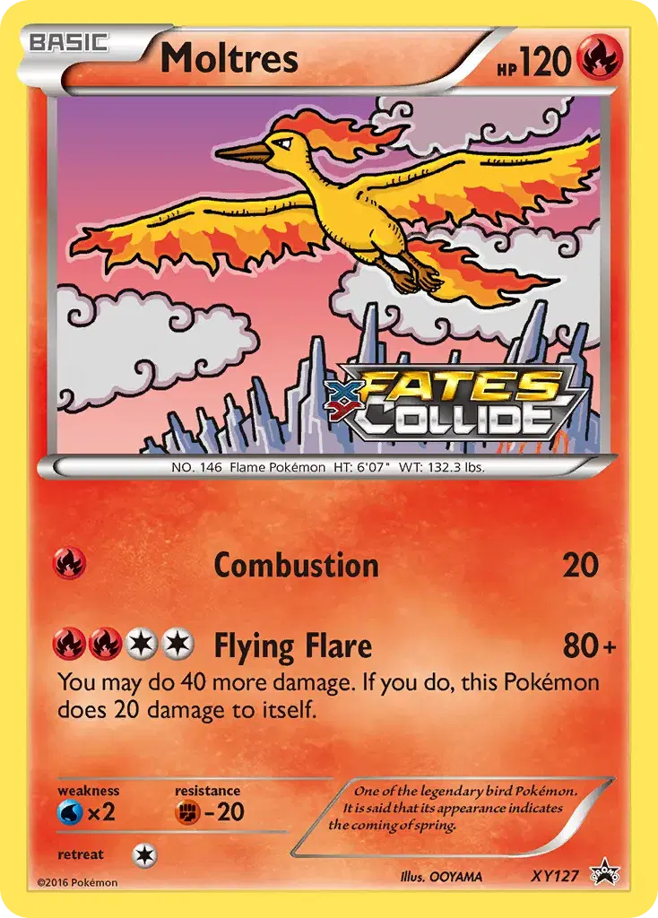 Moltres XY Black Star Promos XY127