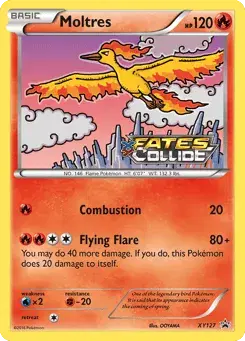 Moltres XY Black Star Promos