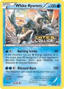 White Kyurem XY Black Star Promos