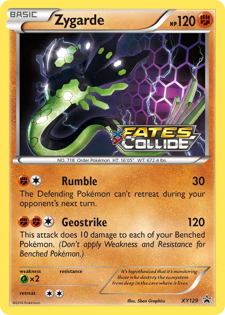 Zygarde XY Black Star Promos XY129