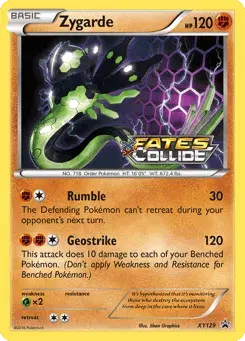 Zygarde XY Black Star Promos