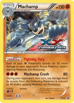 Machamp XY Black Star Promos