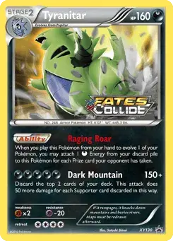 Tyranitar XY Black Star Promos