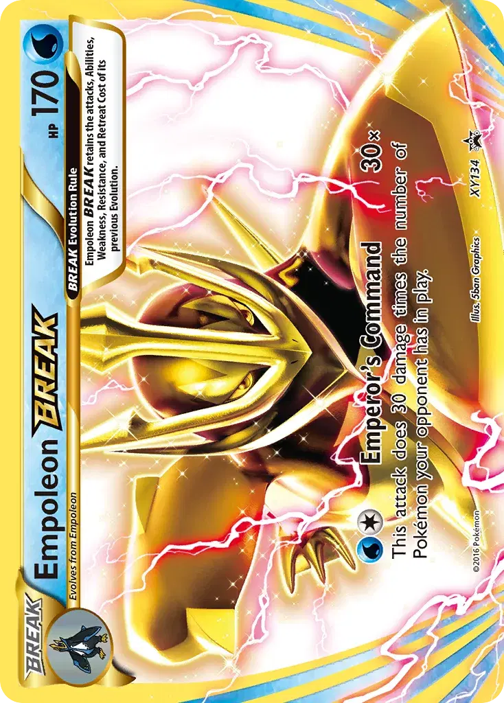 Empoleon BREAK XY Black Star Promos XY134
