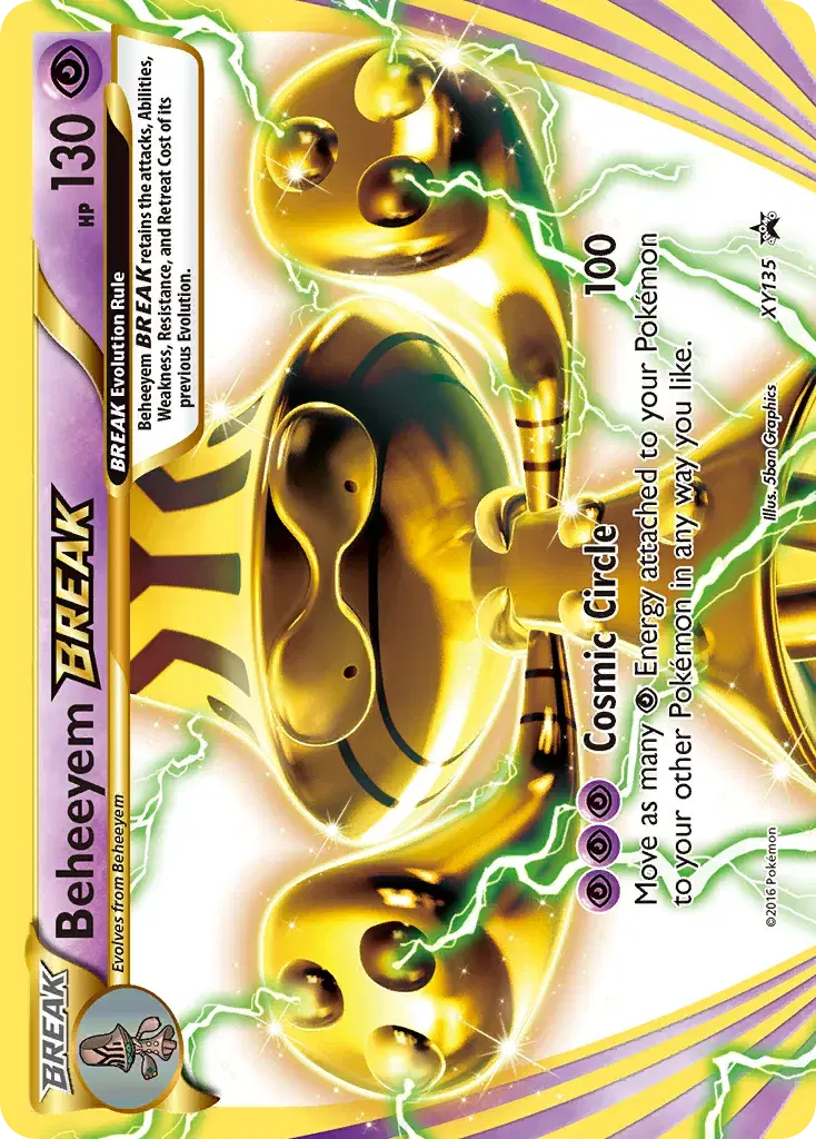 Beheeyem BREAK XY Black Star Promos XY135