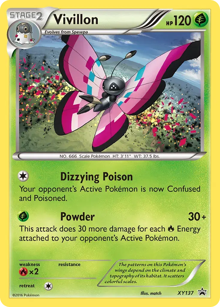 Vivillon XY Black Star Promos XY137