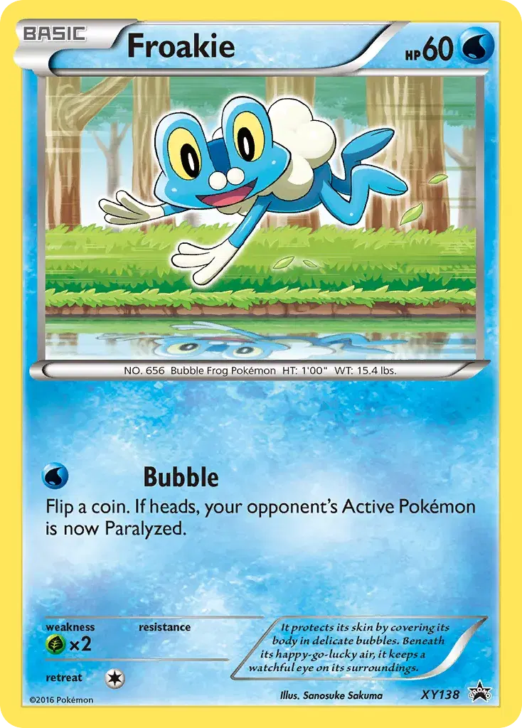 Froakie XY Black Star Promos XY138
