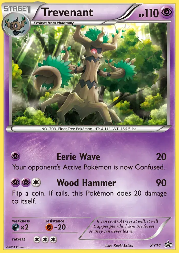 Trevenant XY Black Star Promos XY14