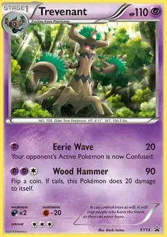 Trevenant XY Black Star Promos