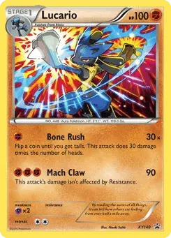 Lucario XY Black Star Promos