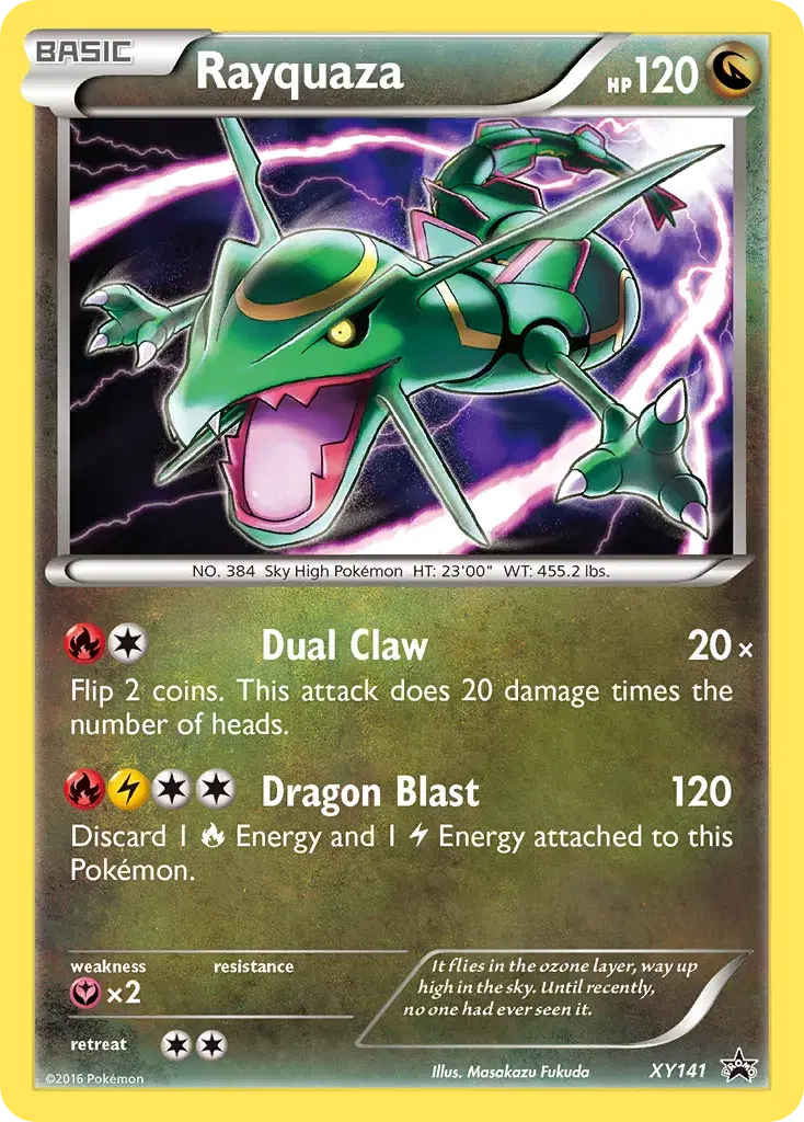Rayquaza XY Black Star Promos XY141