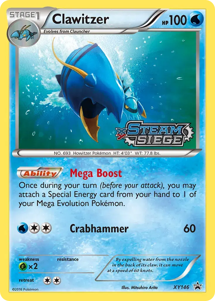 Clawitzer XY Black Star Promos XY146