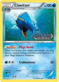 Clawitzer XY Black Star Promos