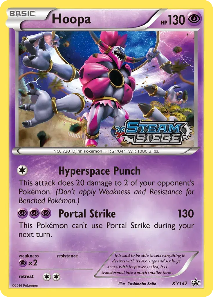 Hoopa XY Black Star Promos XY147