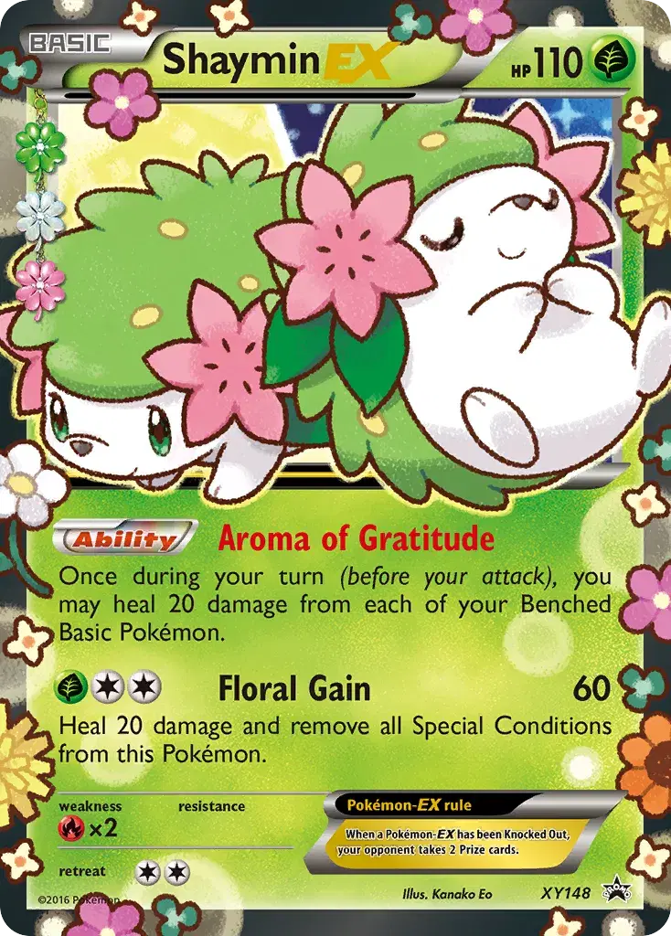Shaymin-EX XY Black Star Promos XY148