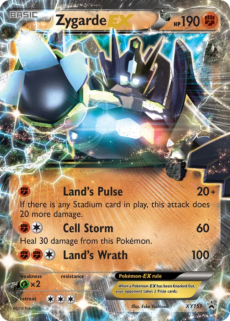 Zygarde-EX XY Black Star Promos XY151