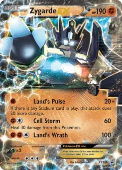 Zygarde-EX XY Black Star Promos