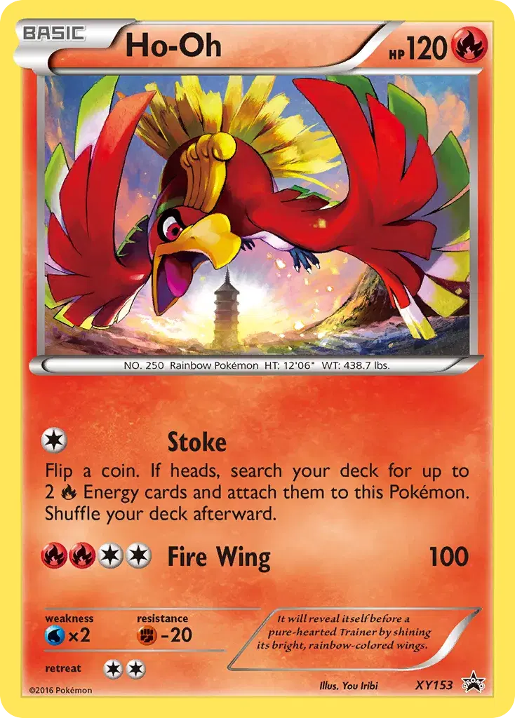 Ho-Oh XY Black Star Promos XY153