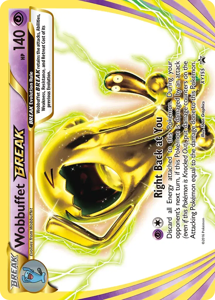 Wobbuffet BREAK XY Black Star Promos XY155