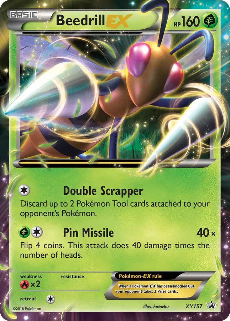 Beedrill-EX XY Black Star Promos XY157