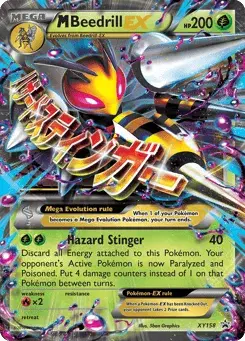 M Beedrill-EX XY Black Star Promos