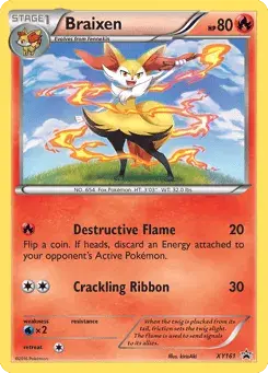 Braixen XY Black Star Promos