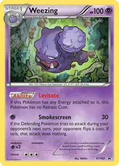 Weezing XY Black Star Promos