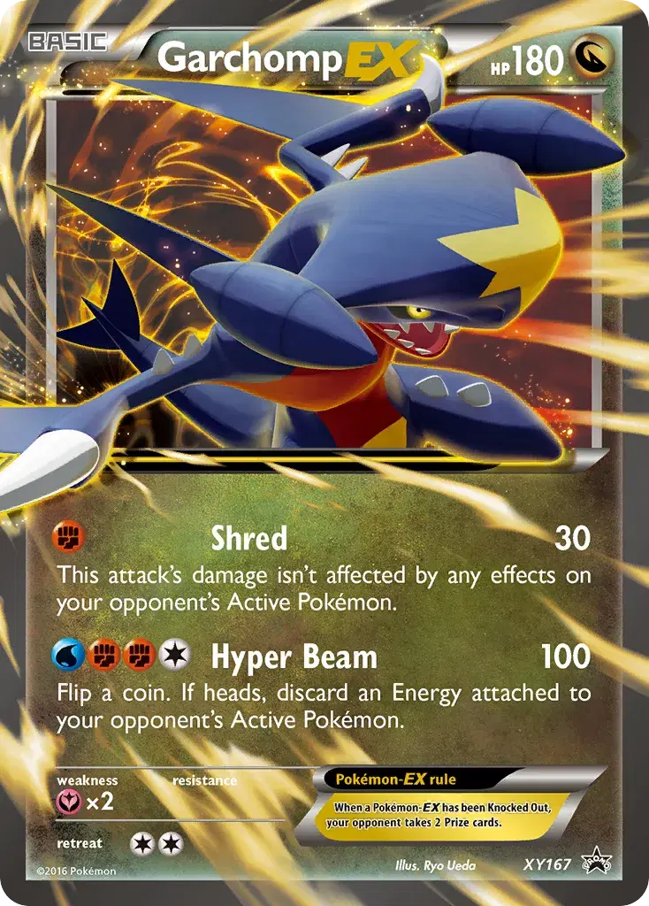 Garchomp-EX XY Black Star Promos XY167