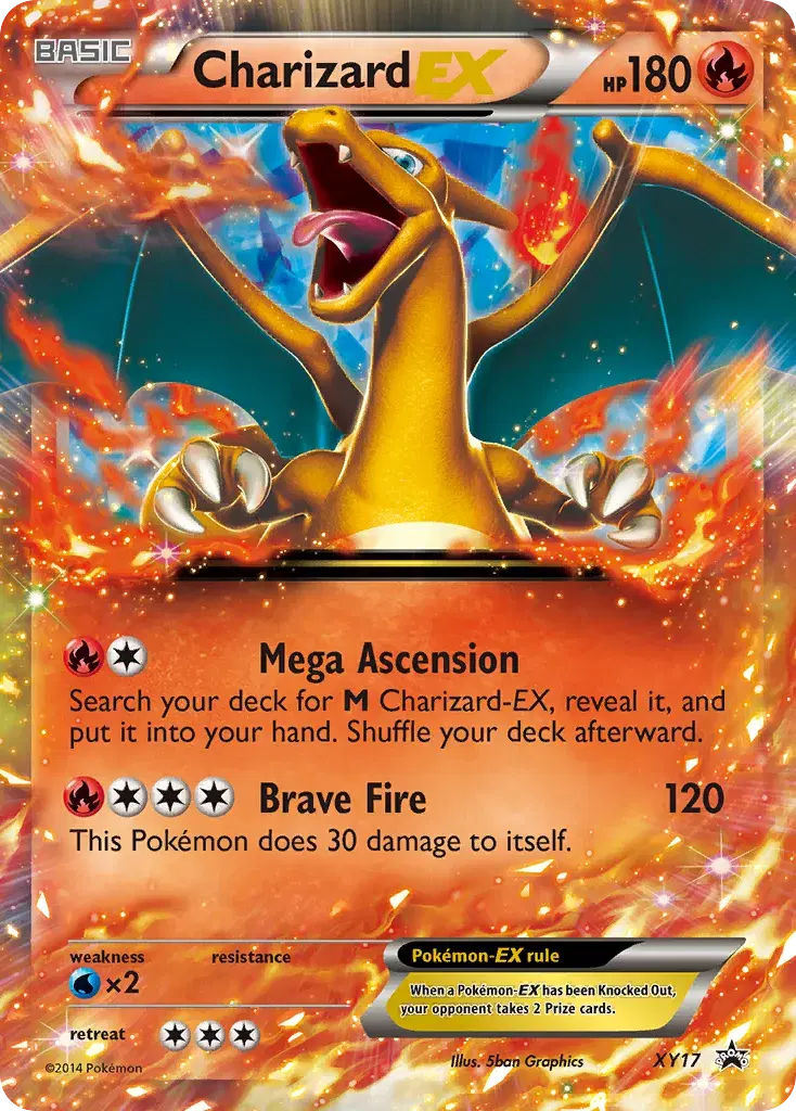 Charizard-EX XY Black Star Promos XY17