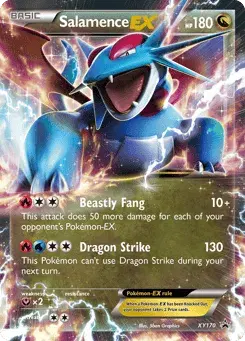 Salamence-EX XY Black Star Promos